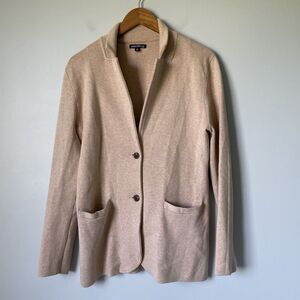 J. Crew Mercantile Sweater 100% Cotton Sweater Cardigan Blazer Women's Medium